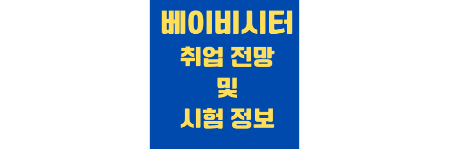 베이비 시터 취업 전망