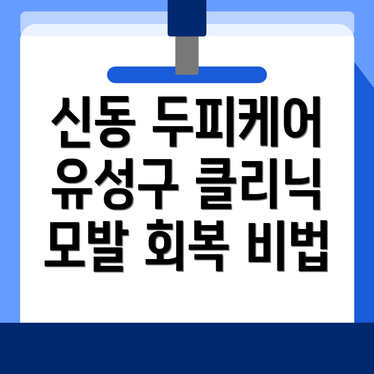 대전 유성구 신동 두피클리닉