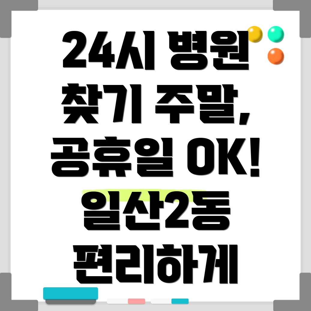 일산서구 24시 병원
