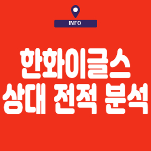 한화이글스 상대 전적