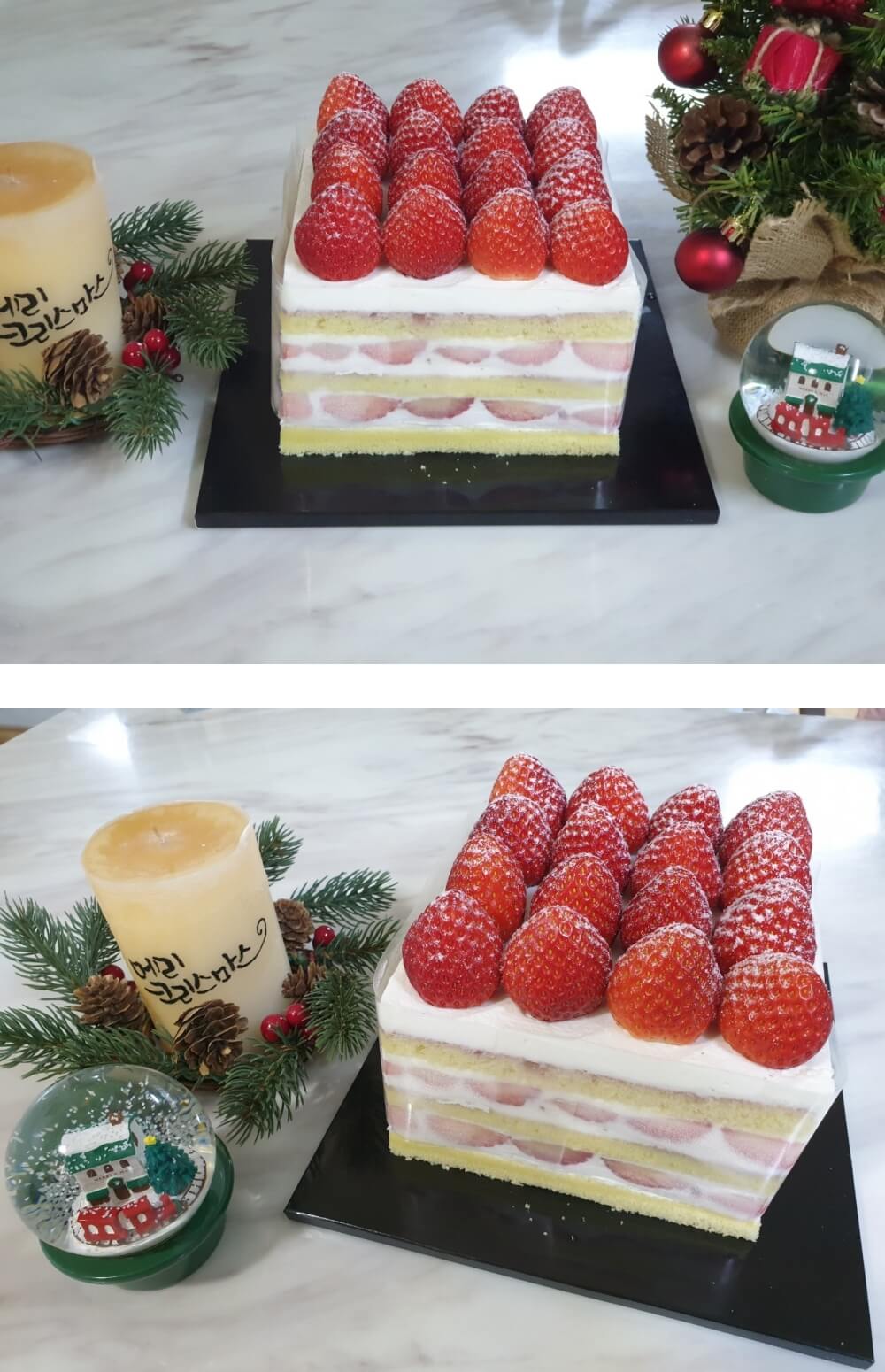신라호텔 패스트리 부티크 - 딸기 쇼트 케이크 모습
