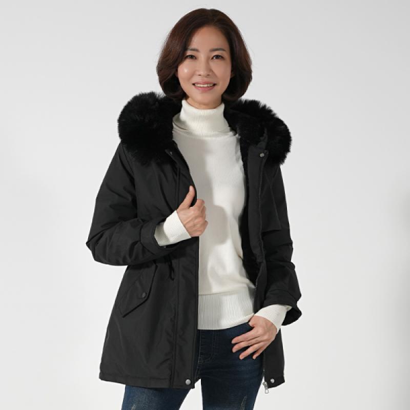 바네사리찌 후드 퍼패딩 자켓