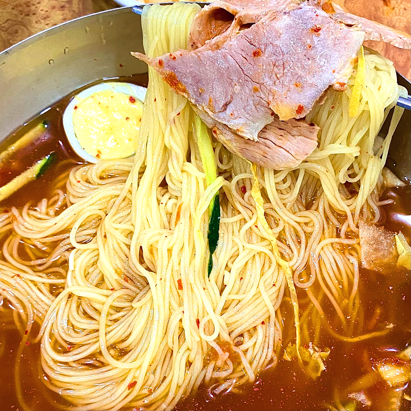 쫄깃한 면발