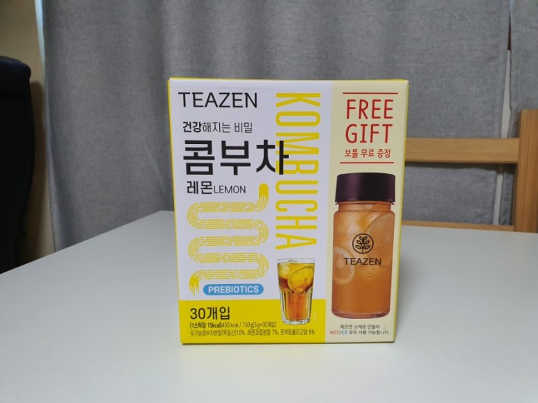코스트코티젠 콤부차 레몬 알아보기 : 유산균이 살아있는 콤부차 16