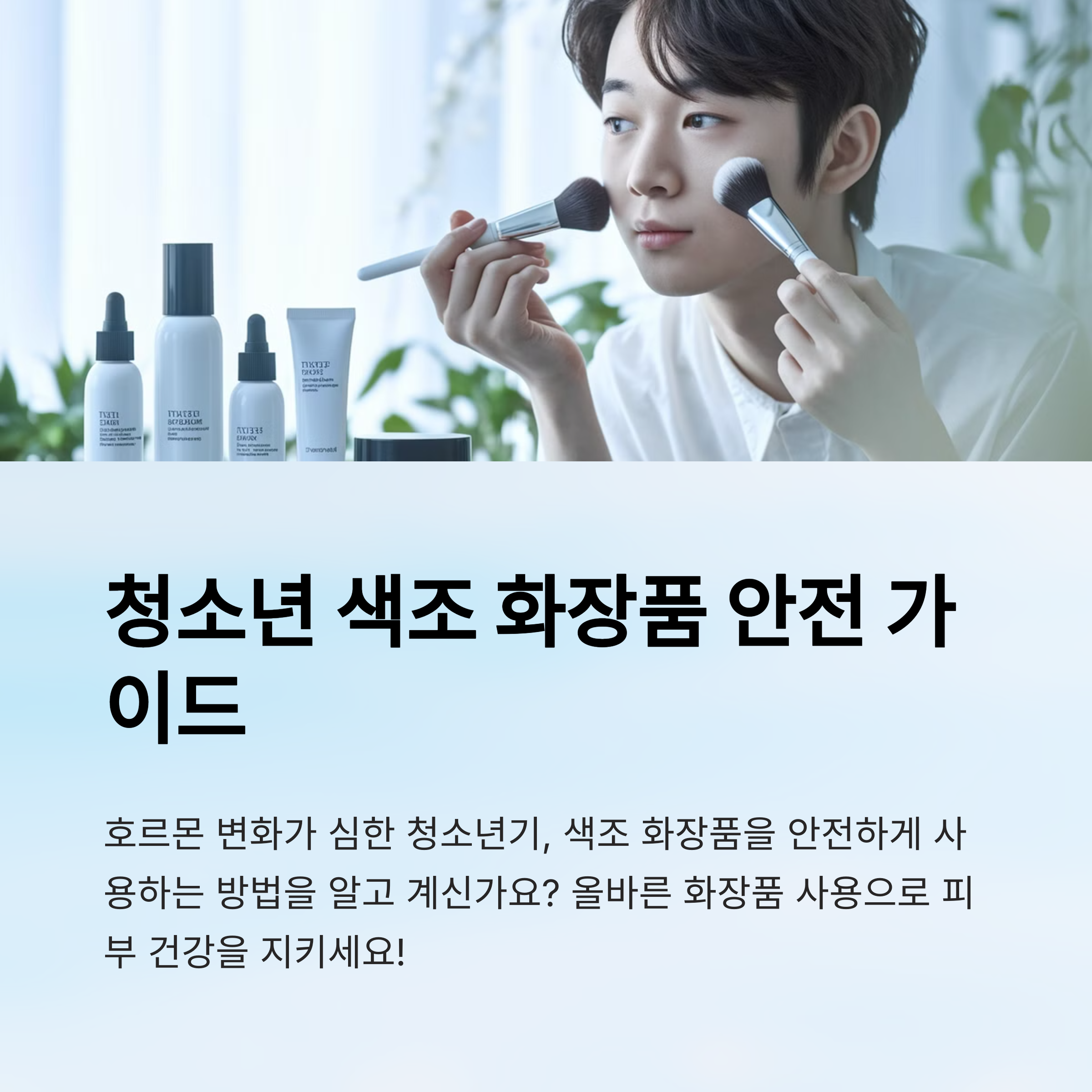 청소년을 위한 색조 화장품 안전 사용 가이드
