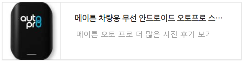 메이튼 오토 프로 후기