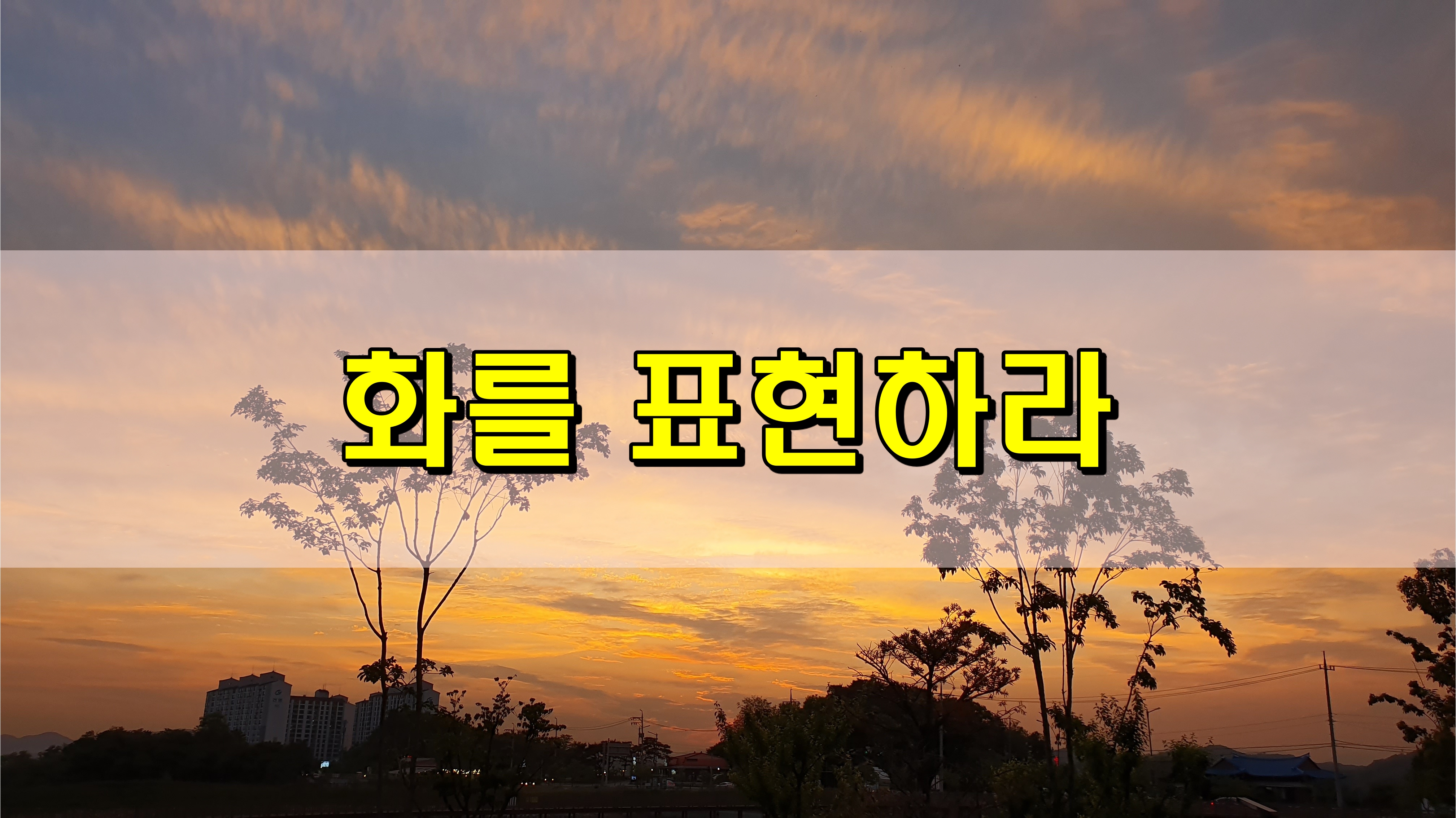  화를 표현하라 [성장 명언]