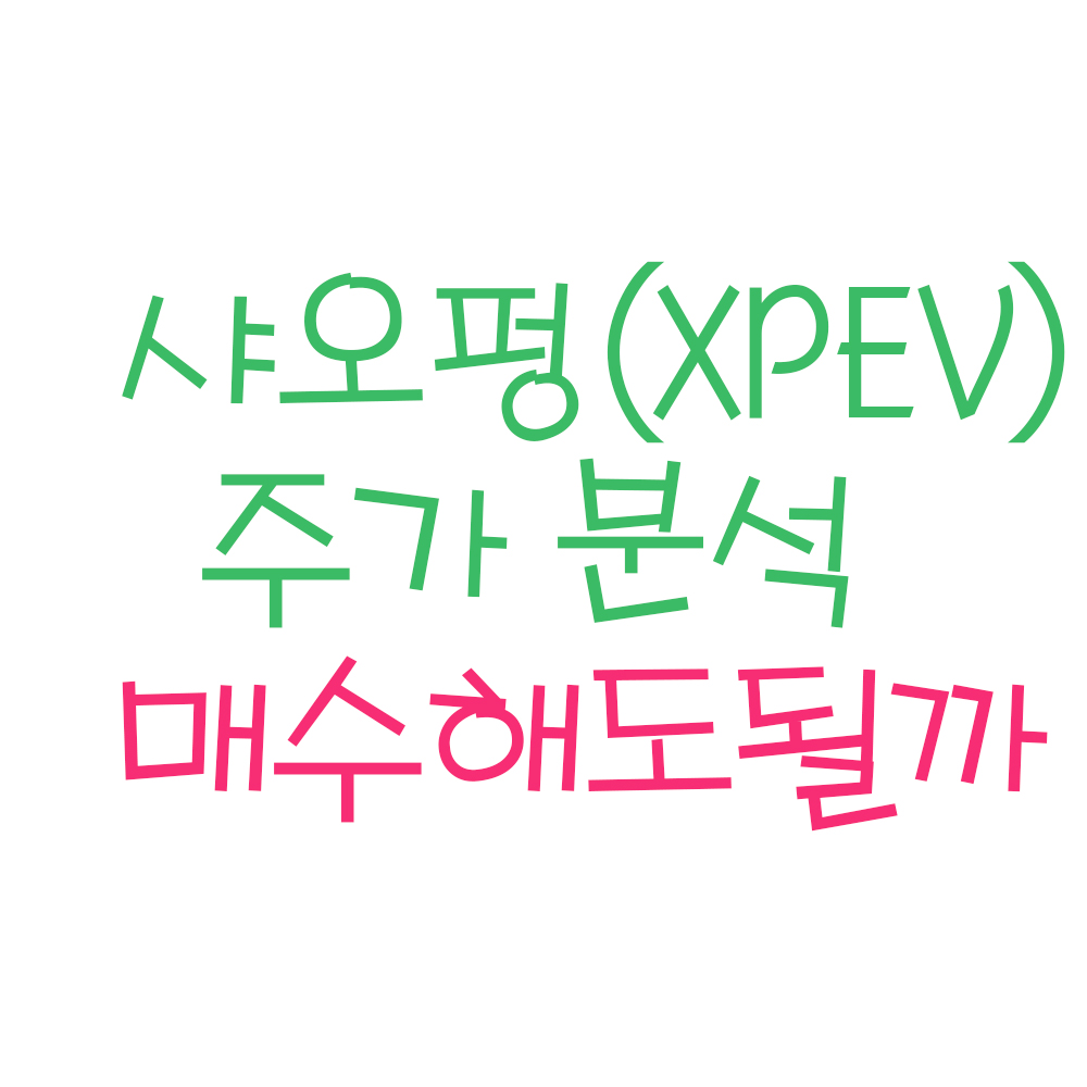  샤오펑(XPEV) 주가 분석 및 향후 전망 - (ft.샤오펑 주식, 샤오펑 주가)