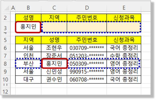 수강 신청 현황
