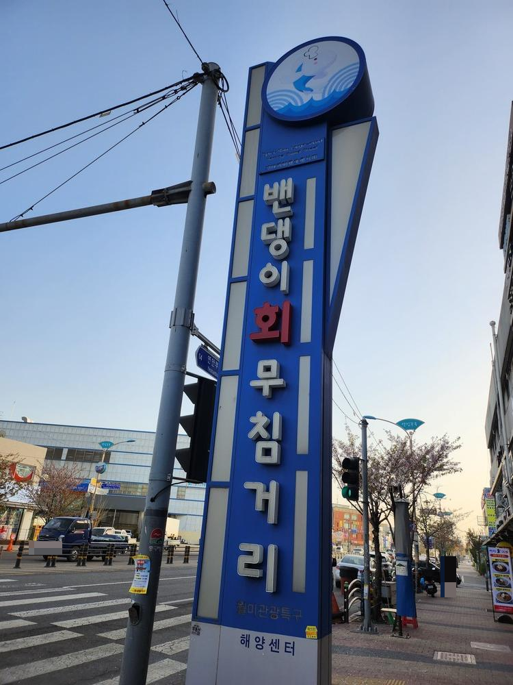 금산식당 반댕이회 무침거리
