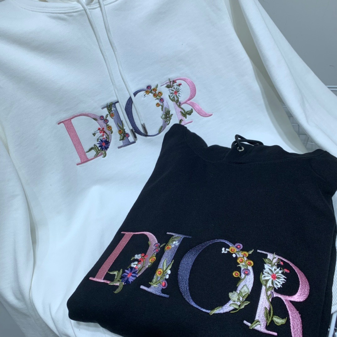  [DIOR] 디올 플라워 스웨트 셔츠 후드 티셔츠 113J688A0531 (2 COLOR)