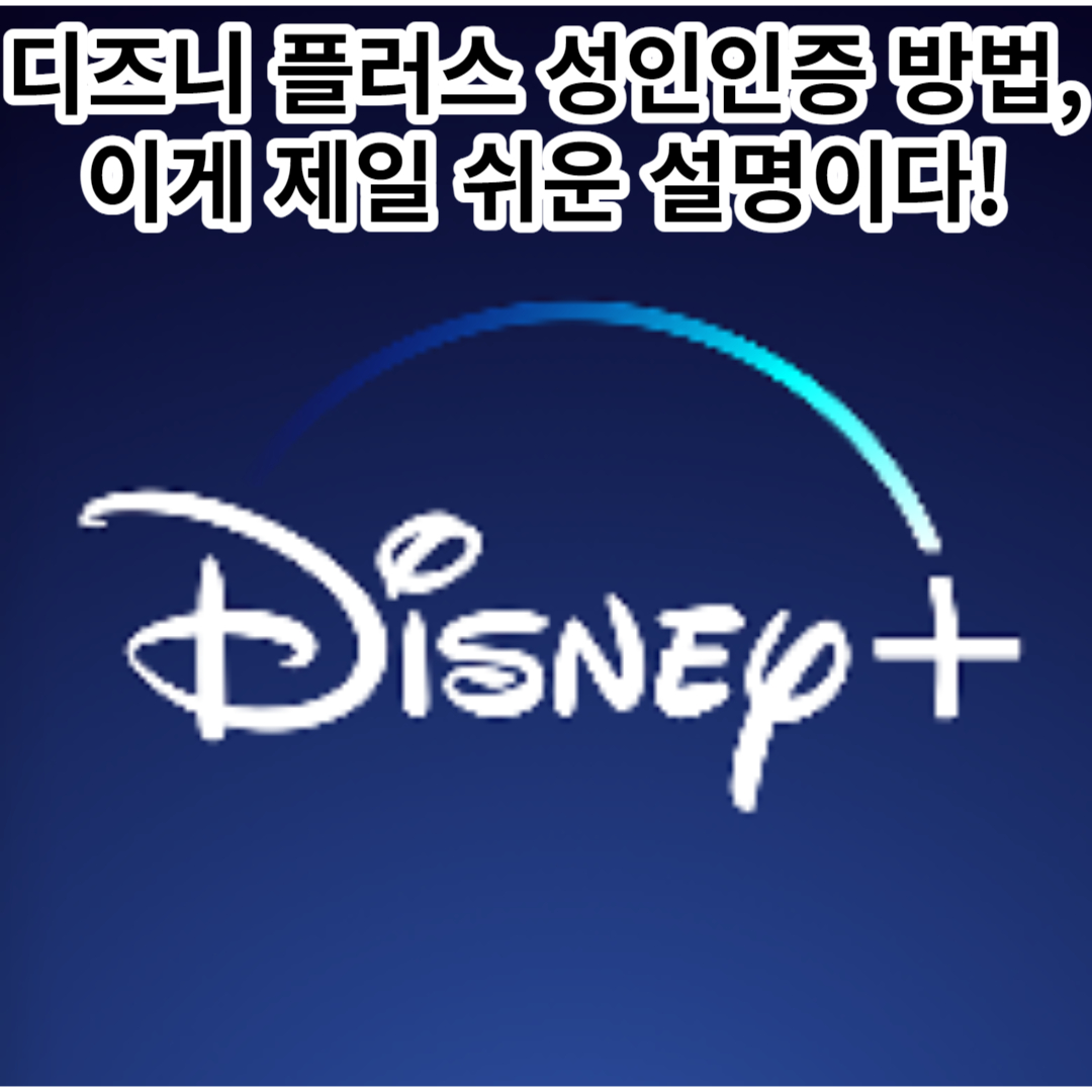  디즈니 플러스 성인 인증 방법, 이게 제일 쉬운 설명이다!