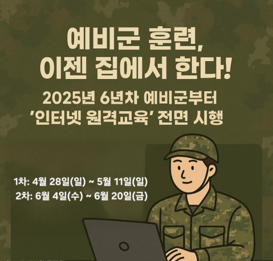 2025 예비군 원격교육