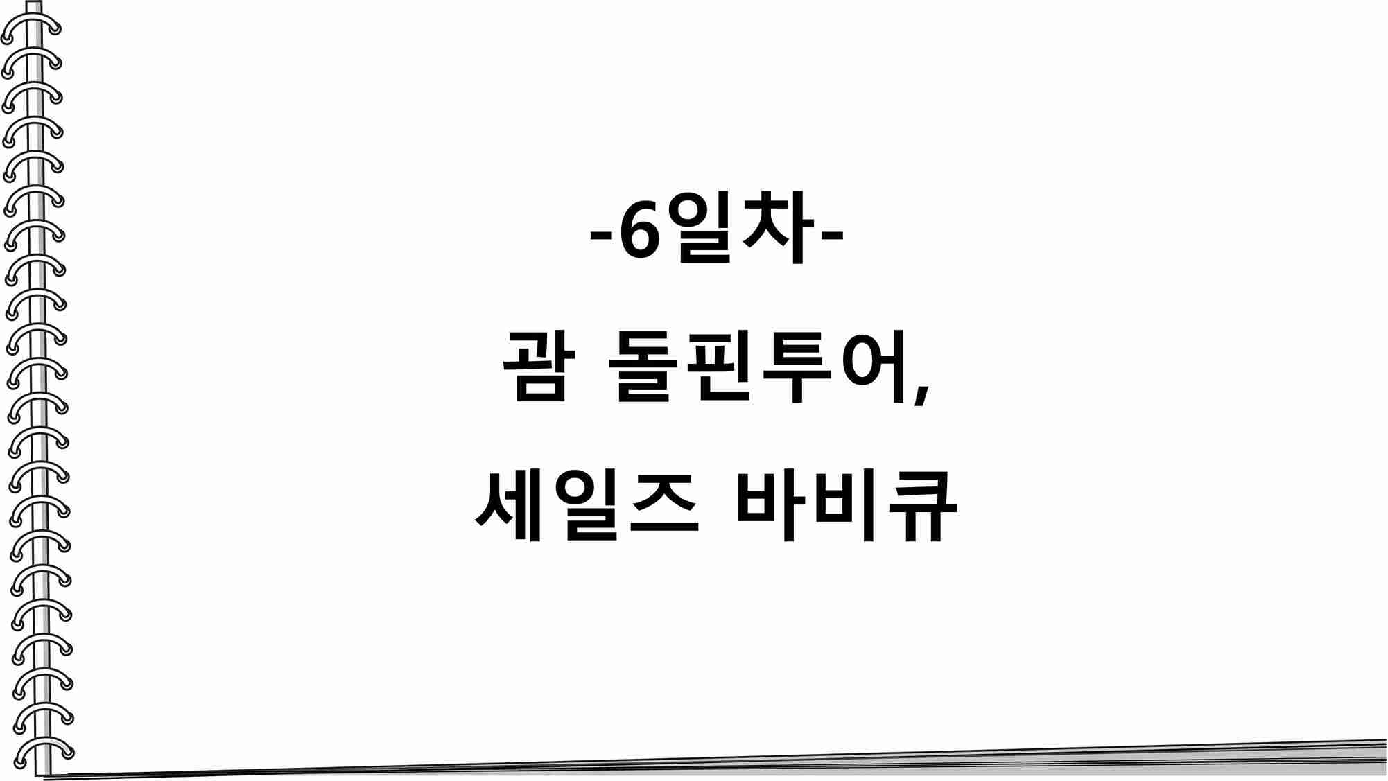  6일차_괌 돌핀투어, 세일즈 바베큐