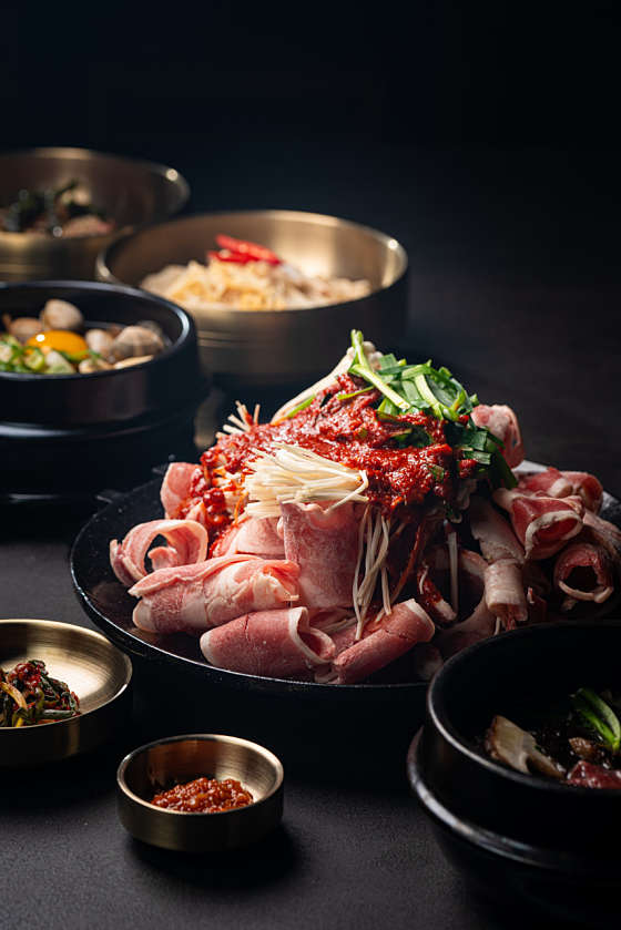 오리불고기 세트