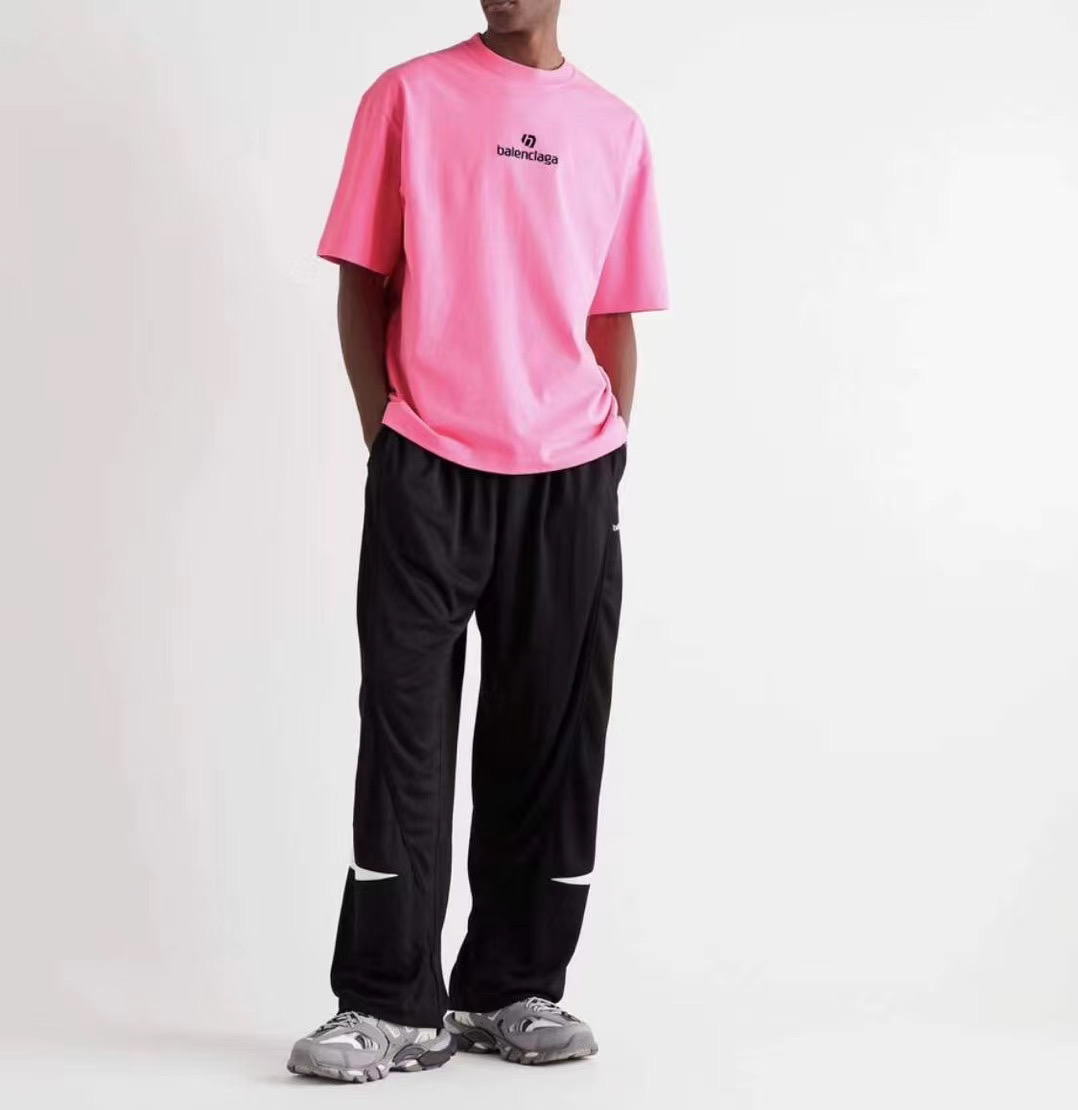  [BALENCIAGA] 발렌시아가 스폰서 로고 반팔 티셔츠 612964