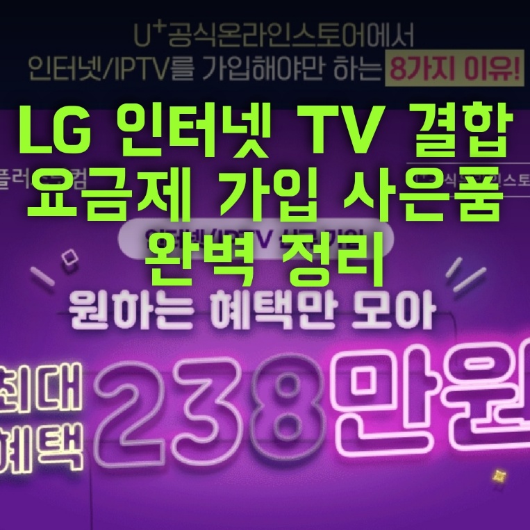 LG 인터넷 TV 결합