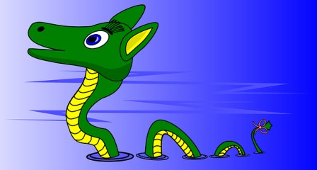 뱀을-나타내는-캐릭터-사진