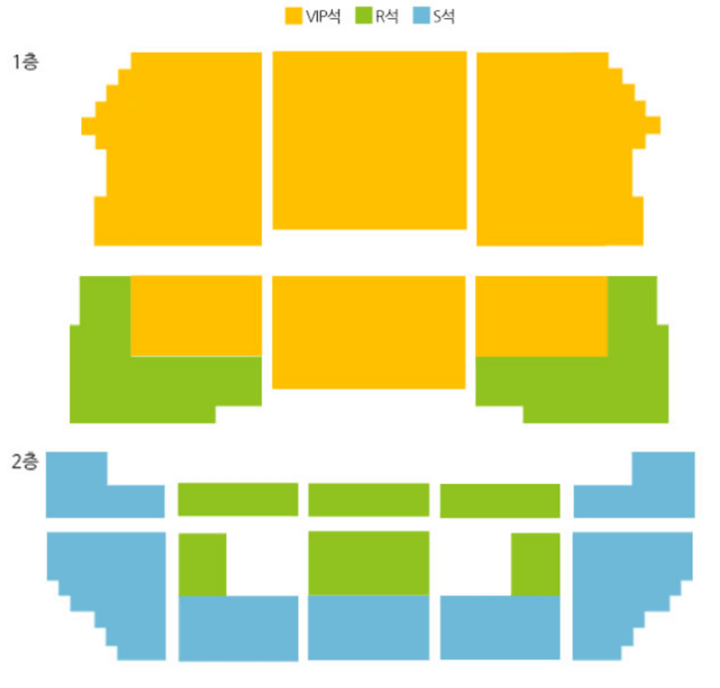 YB 인천 콘서트 좌석도 사진