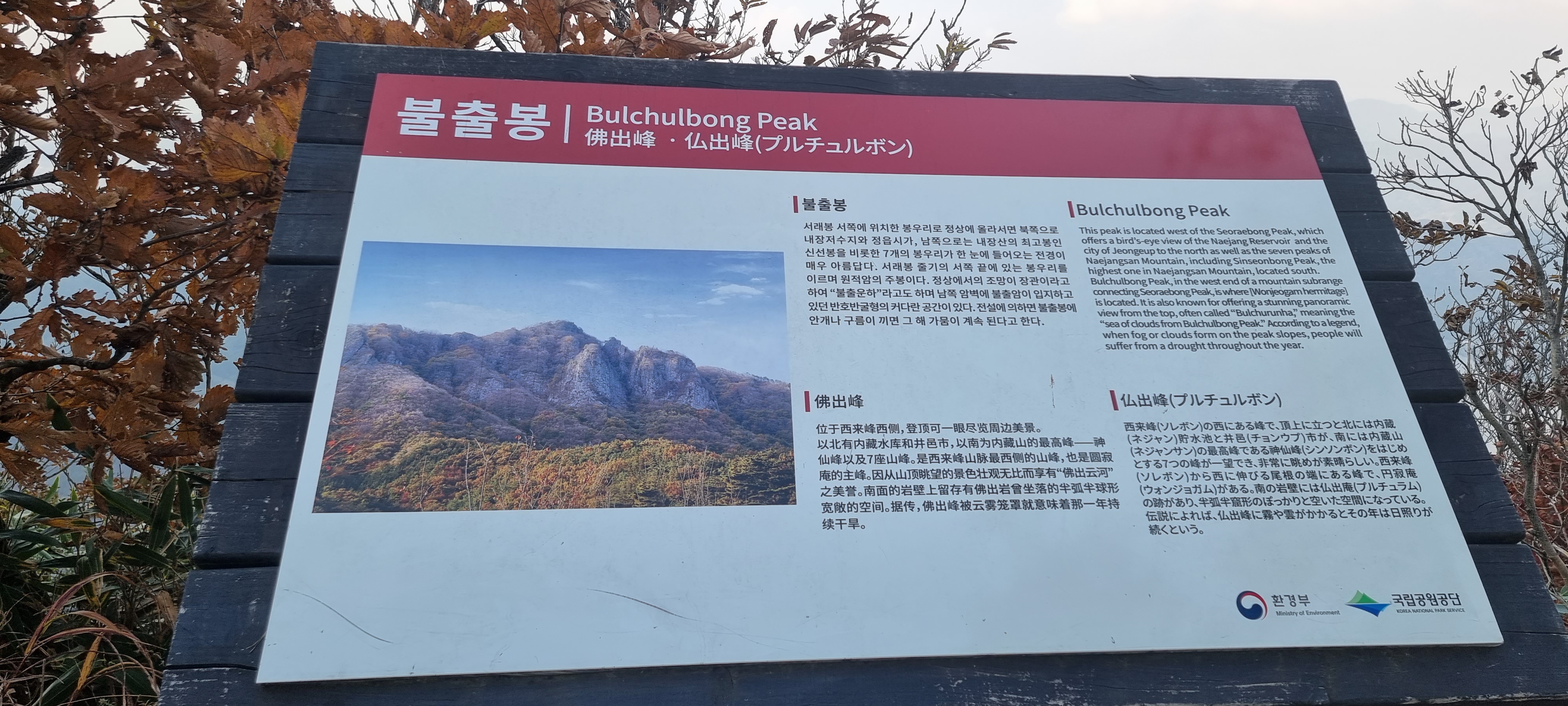 내장산 단풍철 불출봉 등산 코스 리뷰! (feat. 국립공원 스탬프 투어) 4