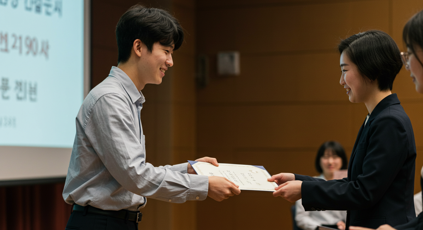우리다문화재단 장학생 선발 관련 사진