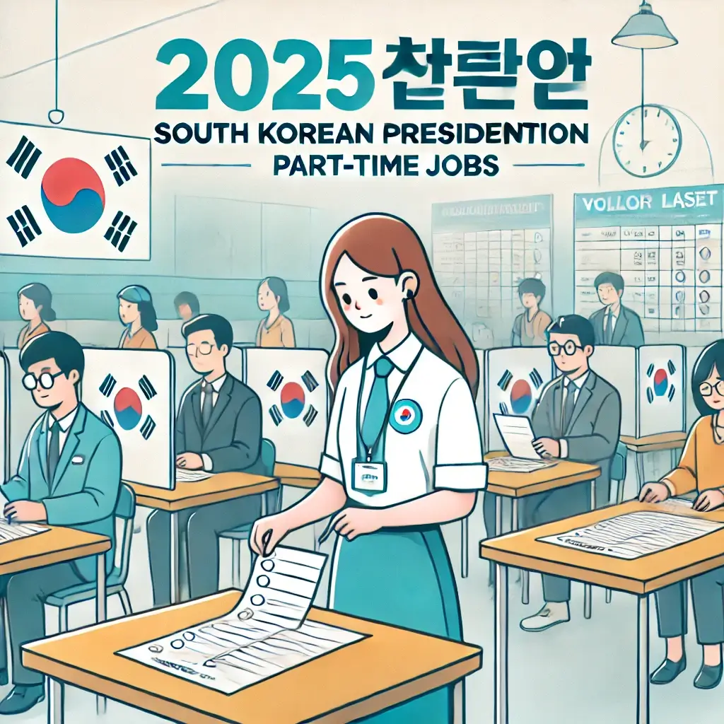 2025 대통령선거 알바 신청 방법! 최대 하루 13만원!?
