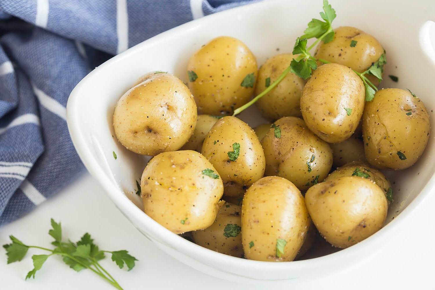 steamed potato