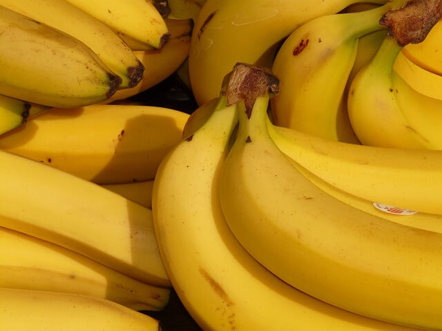 칼륨 함량이 높은 과일 바나나