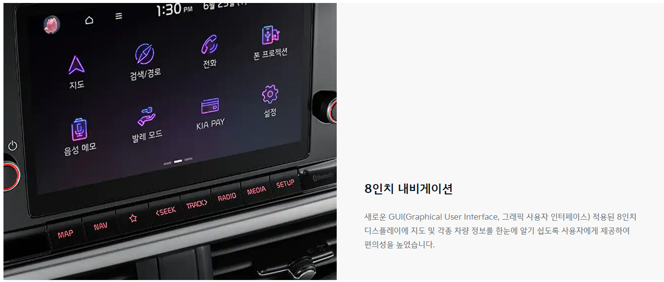 2023년형 모닝 가격표 제원 연비 15