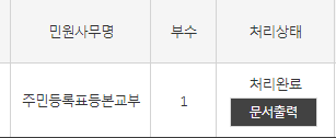 정부 24 문서 인쇄