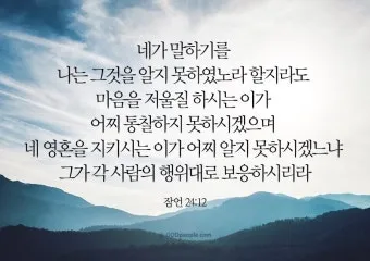 잠언 24장 솔로몬 잠언 묵상_37