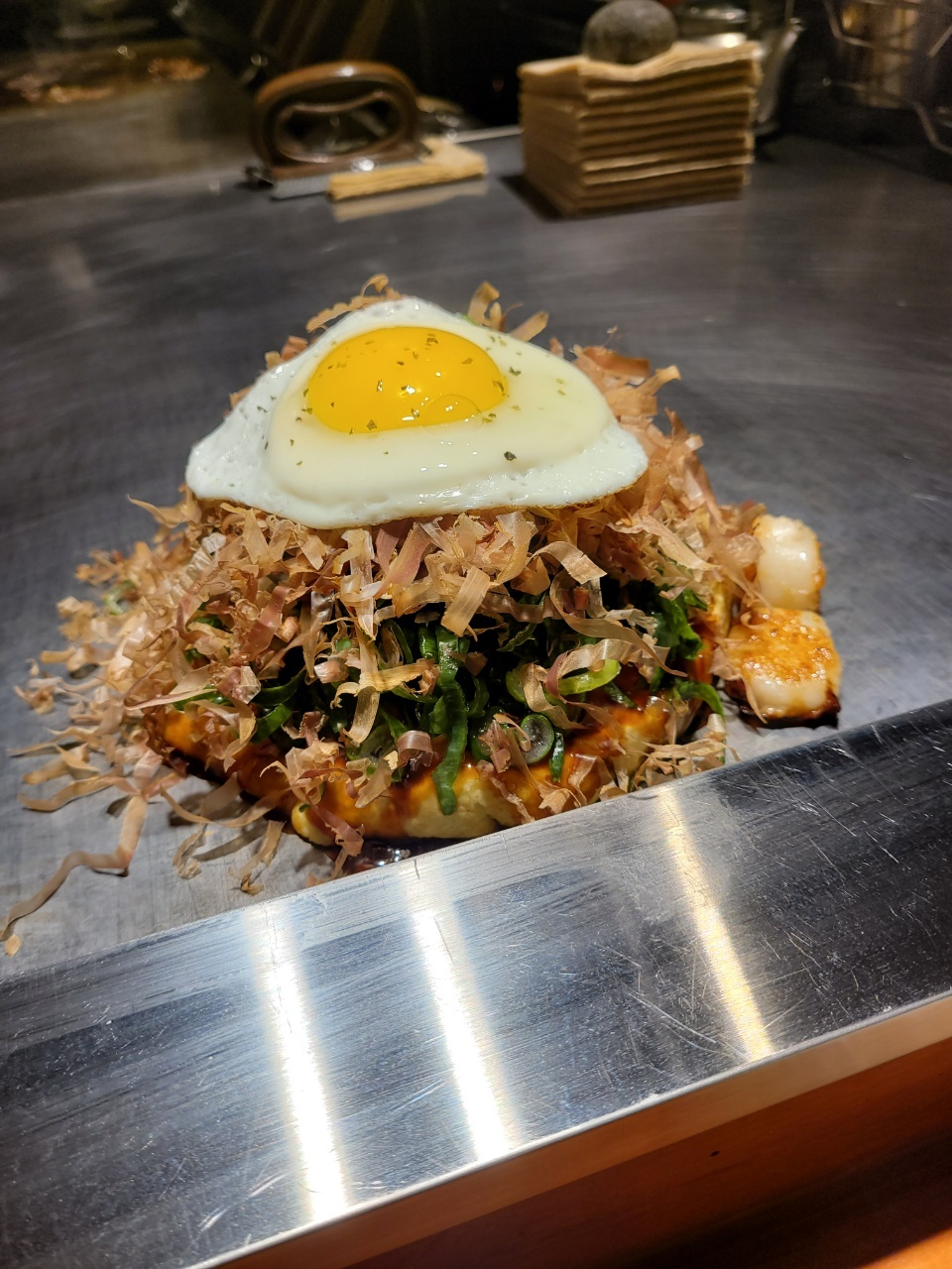  [서울/신사] 가로수길 오꼬노미야끼 맛집 핫쵸!