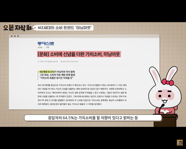  미닝아웃, 신념을 담은 가치소비. MZ 세대 소비 습관