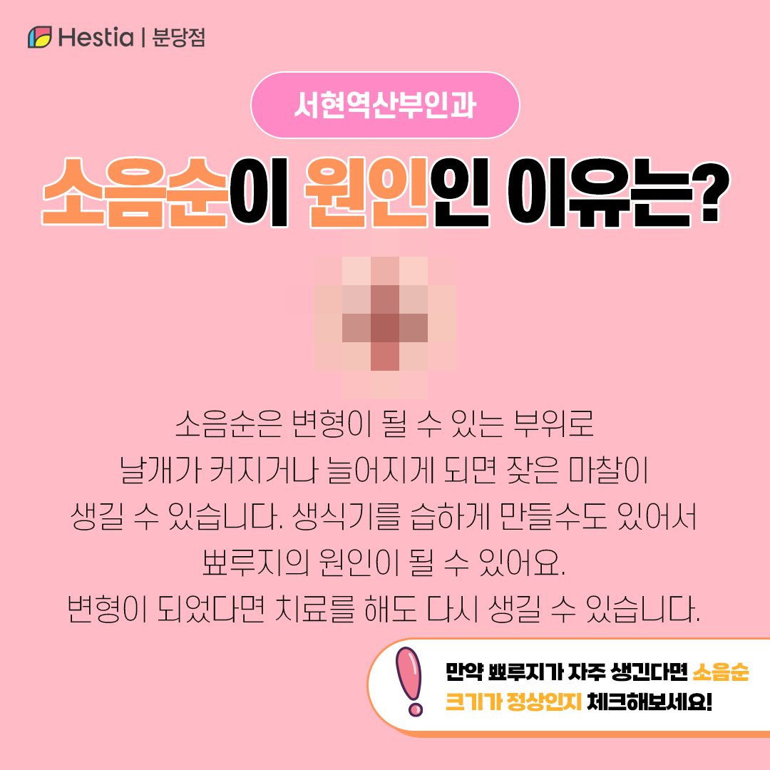 서현역산부인과 회음부 뾰루지 연고 소음순이 원인인가요?