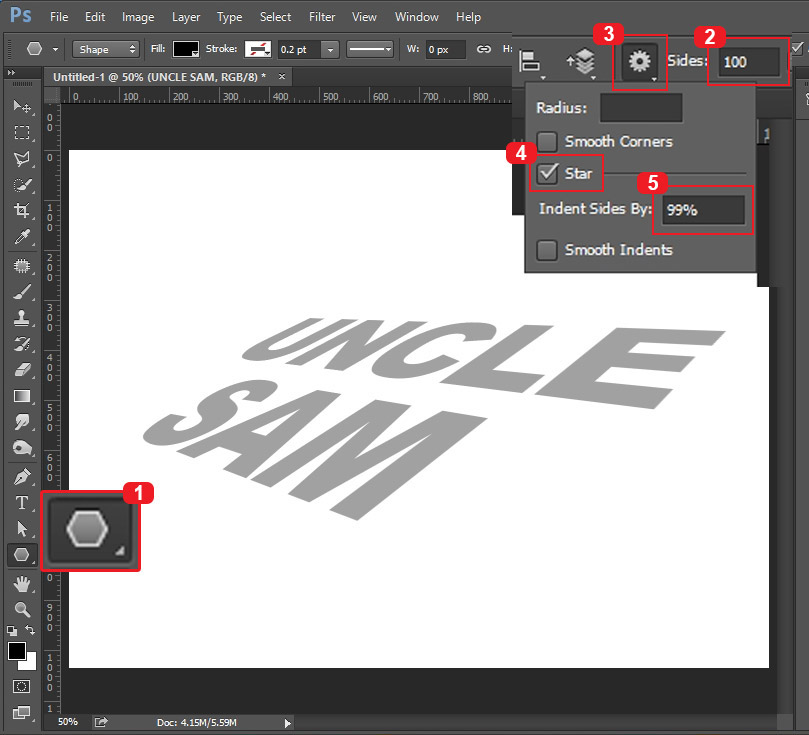 photoshop text effect