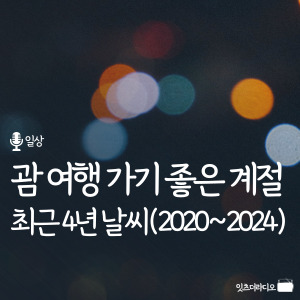 괌 여행 가기 좋은 계절과 최근 4년 날씨(2020~2024년 현재)