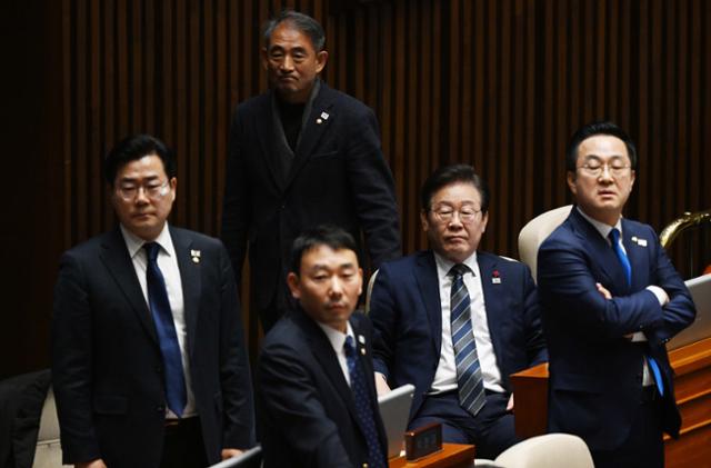 민주당 의원들