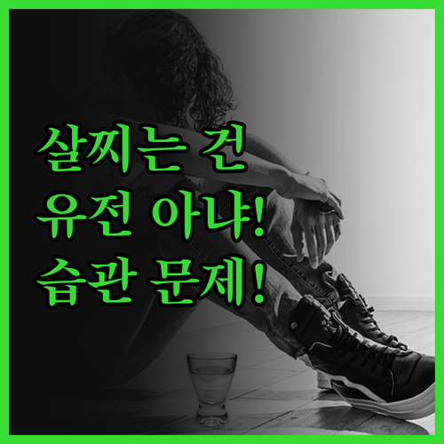 체중 감량, 유전 탓은 옛말! 생활습