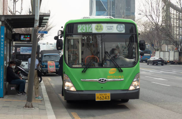 서울 시내 버스(녹색) 입니다