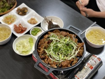 연탄불고기 오리양념불고기