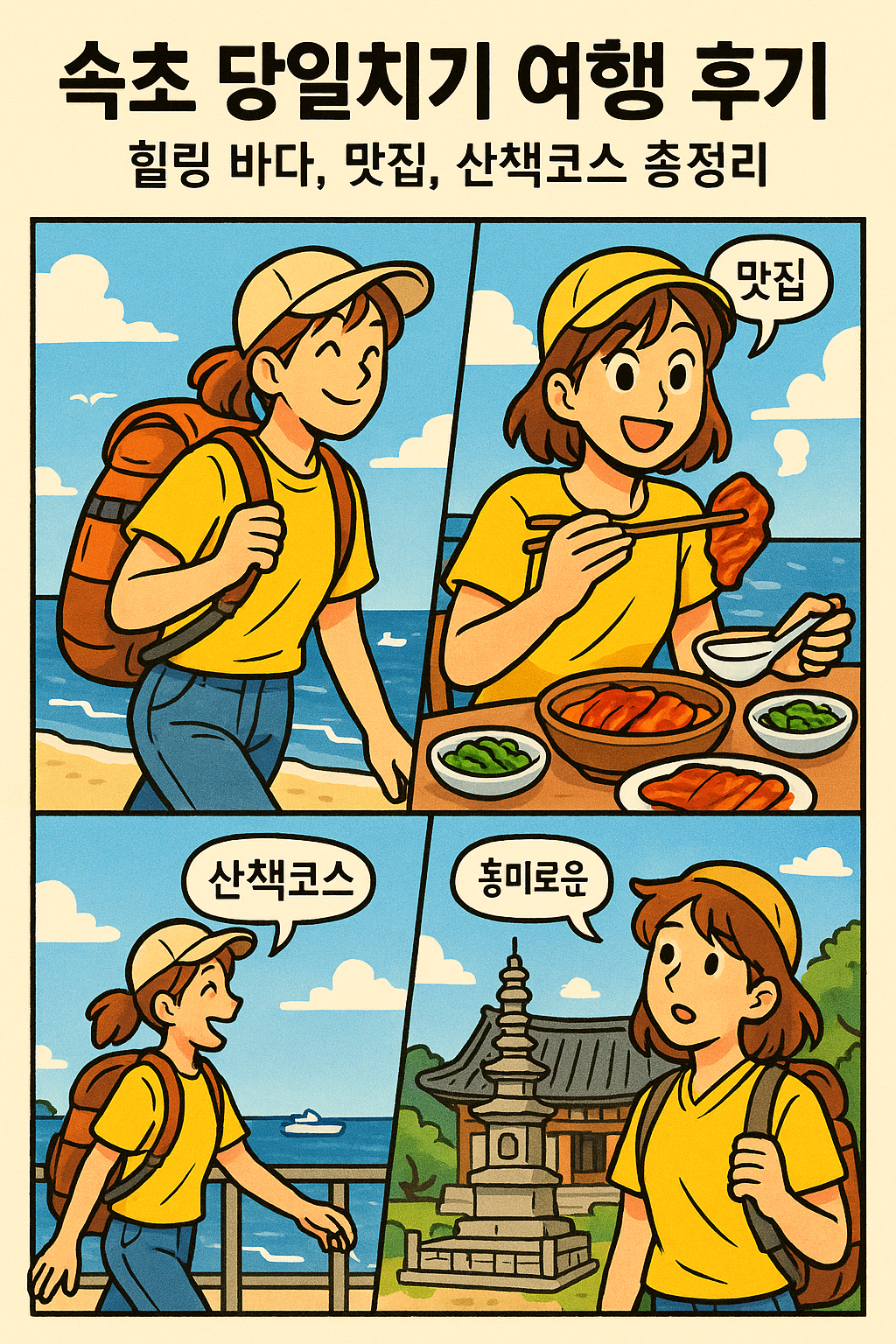 속초 당일치기 여행