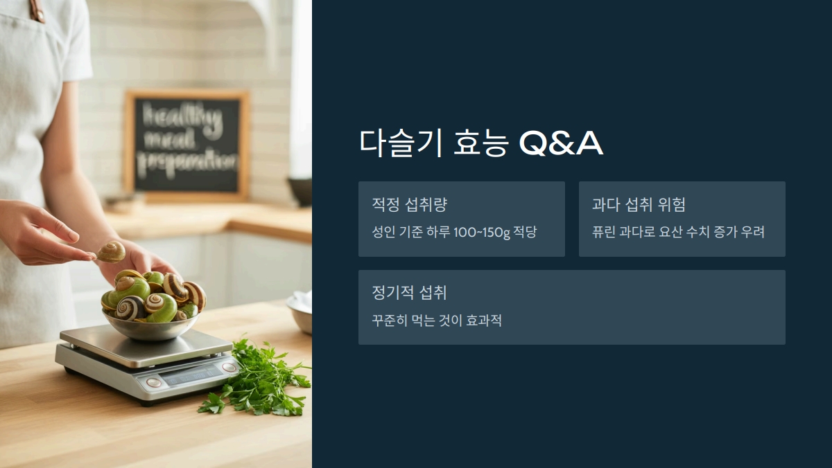 다슬기 효능