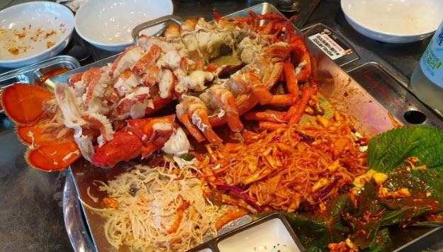 생방송 오늘저녁 철판랍스터 꼬막 미슐랭 마곡동 맛집