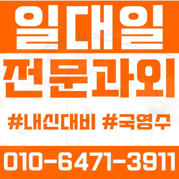  부산 양정동 초등영어과외 중학생수학과외 선행 예습 복습