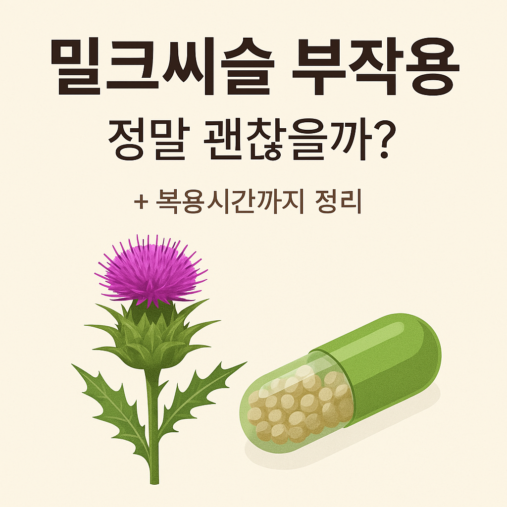 밀크씨슬 부작용