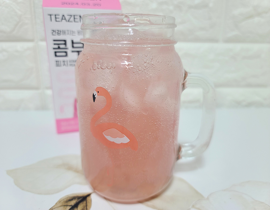 티젠콤부차피치 새로나온 맛의 리뷰와 효능