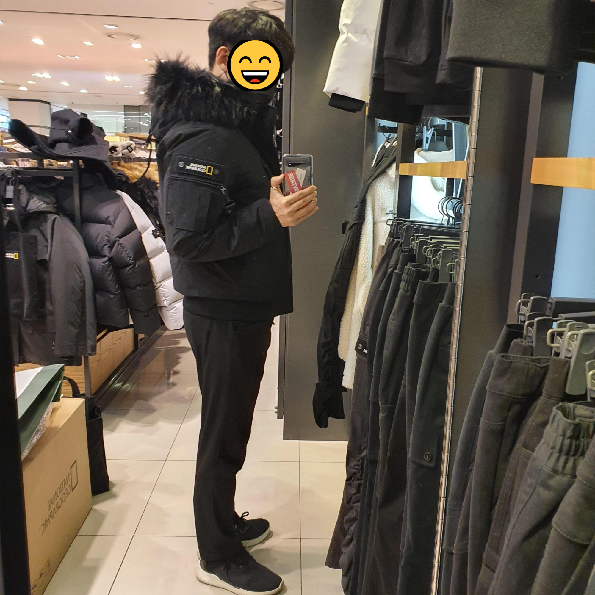  2020 내셔널 지오그래픽 숏패딩_일반인 실착 리뷰!
