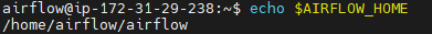 Airflow 홈 디렉터리 설정