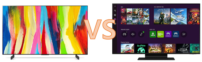  OLED42C2KNA VS KQ43QNB90AFXKR 비교 분석!