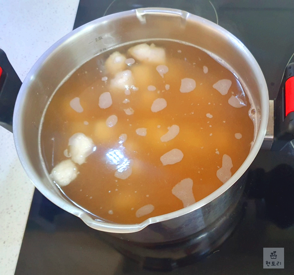 감자 옹심이 끓이기